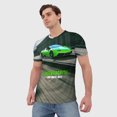 Мужская футболка 3D Lamborghini, цвет 3D печать - фото 3