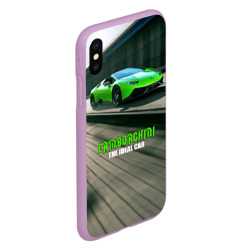 Чехол для iPhone XS Max матовый Lamborghini - фото 2