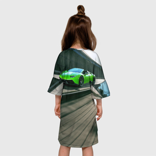 Детское платье 3D Lamborghini, цвет 3D печать - фото 5