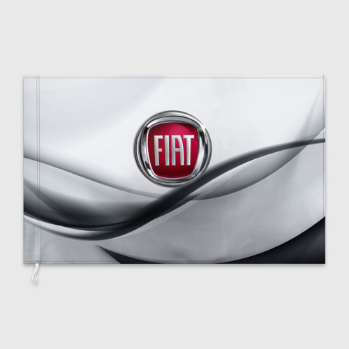 Флаг 3D FIAT - фото 3