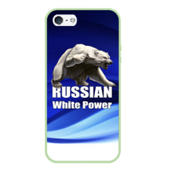 Чехол для iPhone 5/5S матовый Russian white power