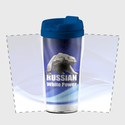 Термокружка-непроливайка Russian white power - фото 2