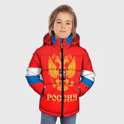 Зимняя куртка для мальчиков 3D Сборная России Домашняя форма - фото 2