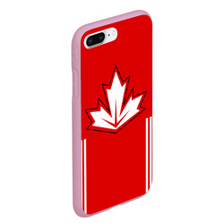 Чехол для iPhone 7Plus/8 Plus матовый Сборная Канады по хоккею 2016 - фото 2