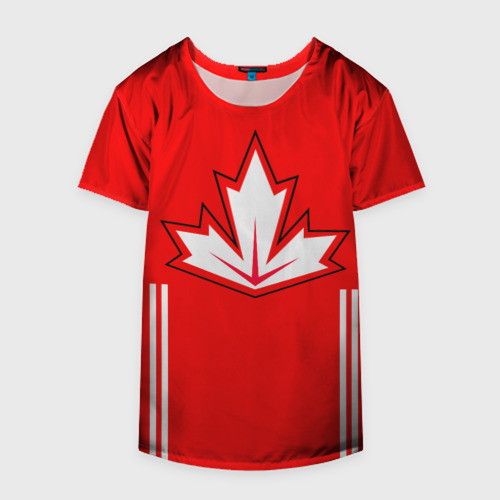 Накидка на куртку 3D Канада Хоккей Кросби, цвет 3D печать - фото 4