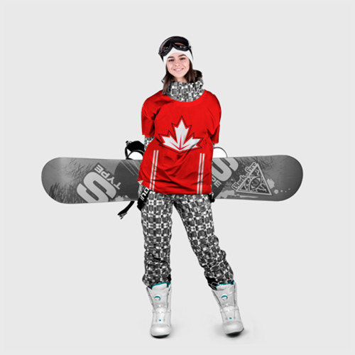 Накидка на куртку 3D Канада Хоккей Кросби, цвет 3D печать - фото 5