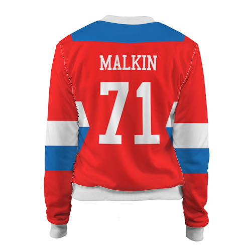 Женский бомбер 3D Форма № 71 MALKIN, цвет белый - фото 2