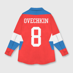 Женская рубашка oversize 3D Форма № 8 Ovechkin