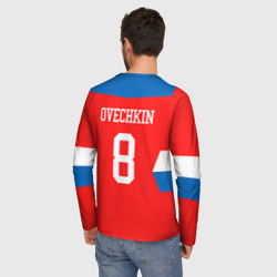 Мужской лонгслив 3D Форма № 8 Ovechkin - фото 2