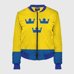 Женский бомбер 3D Сборная Швеции по Хоккею