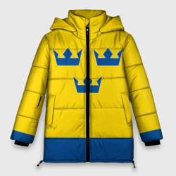 Женская зимняя куртка Oversize Сборная Швеции по Хоккею