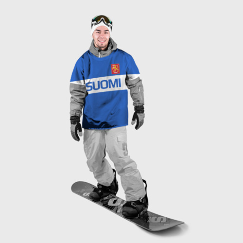 Накидка на куртку 3D Сборная Финляндии по хоккею, цвет 3D печать - фото 3