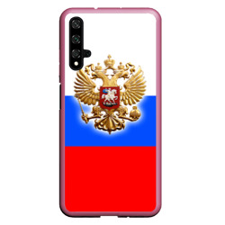 Чехол для Honor 20 Триколор с Гербом