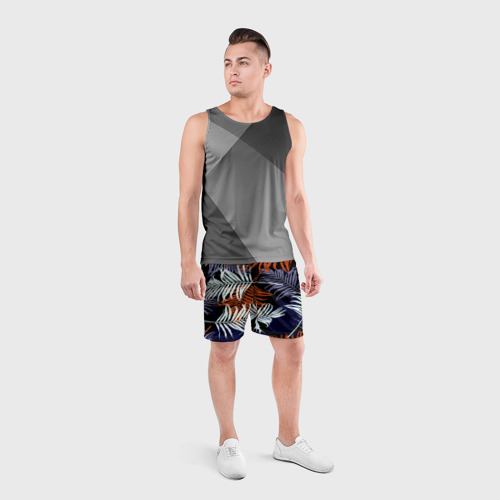 Мужские шорты спортивные Гавайи, цвет 3D печать - фото 4