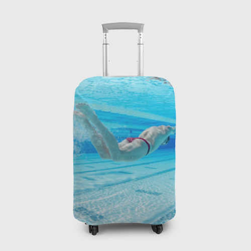 Чехол для чемодана 3D swimmer, цвет 3D печать