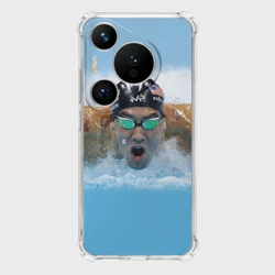 Чехол для Huawei Pura 70 Pro Swimmer
