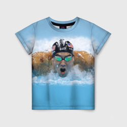 Детская футболка 3D Swimmer