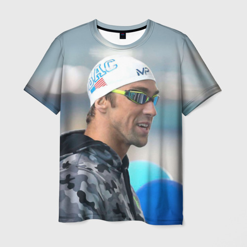 Мужская футболка 3D Swimmer