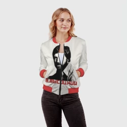 Женский бомбер 3D Высоцкий - фото 2