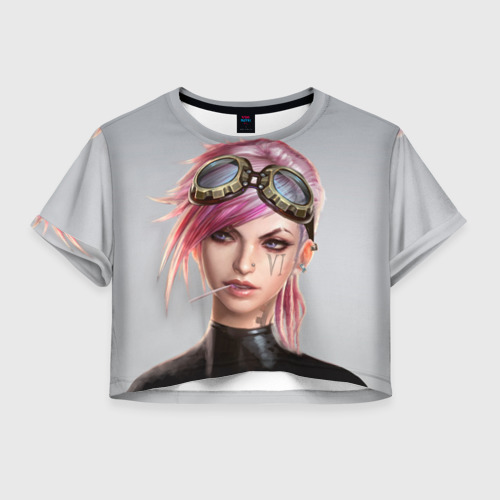 Женская футболка Crop-top 3D VI 1, цвет 3D печать