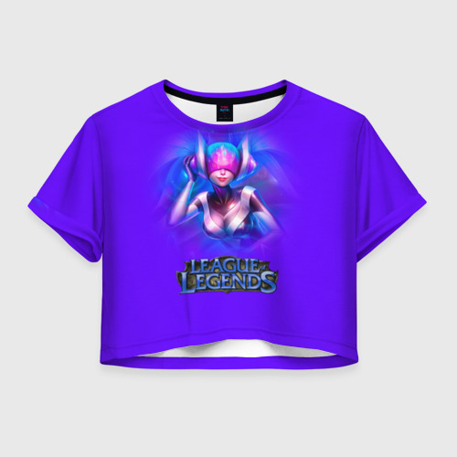 Женская футболка Crop-top 3D DJ Sona, цвет 3D печать