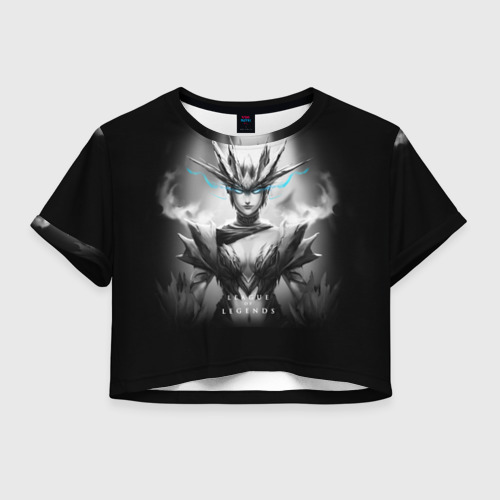 Женская футболка Crop-top 3D Ice Drake Shyvana