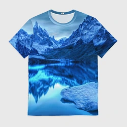 Мужская футболка 3D Горы