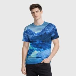 Мужская футболка 3D Горы - фото 2