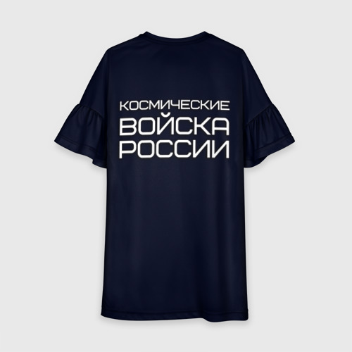 Детское платье 3D Космические войска, цвет 3D печать - фото 2