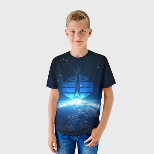 Детская футболка 3D Космические войска, цвет 3D печать - фото 3