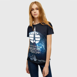 Женская футболка 3D Космические войска - фото 2