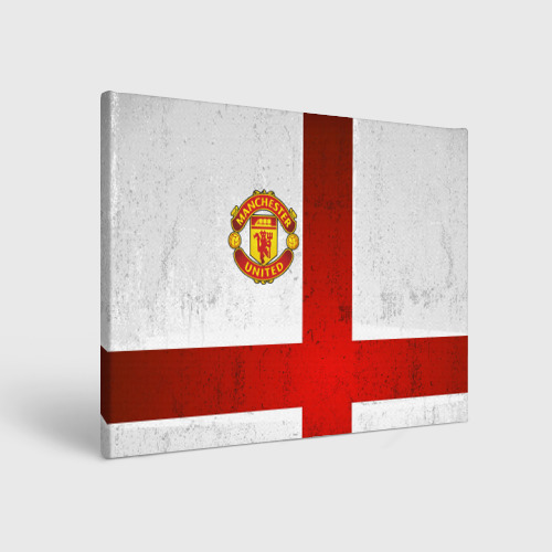 Холст прямоугольный Manchester United FC, цвет 3D печать