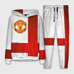 Женский костюм с толстовкой 3D Manchester United FC