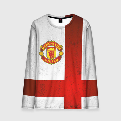 Мужской лонгслив 3D Manchester United FC, цвет 3D печать