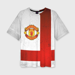 Женская футболка oversize 3D Manchester United FC