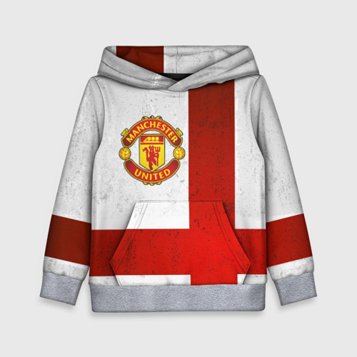 Детская толстовка 3D Manchester United FC, цвет меланж