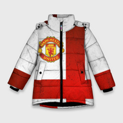 Зимняя куртка для девочек 3D Manchester United FC