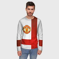 Мужской лонгслив 3D Manchester United FC - фото 2