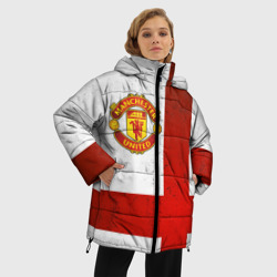 Женская зимняя куртка Oversize Manchester United FC - фото 2