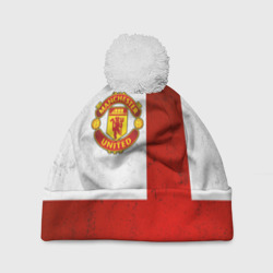 Шапка 3D c помпоном Manchester United FC