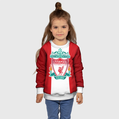 Детский свитшот 3D Liverpool FC, цвет 3D печать - фото 7