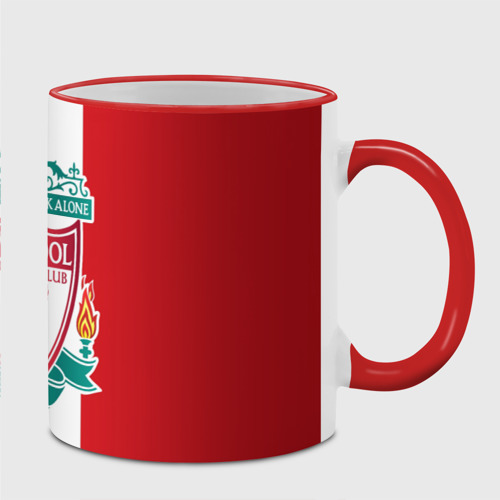Кружка с полной запечаткой Liverpool FC, цвет Кант красный