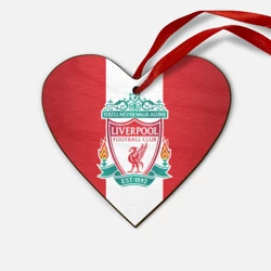 Деревянная игрушка Сердце Liverpool FC