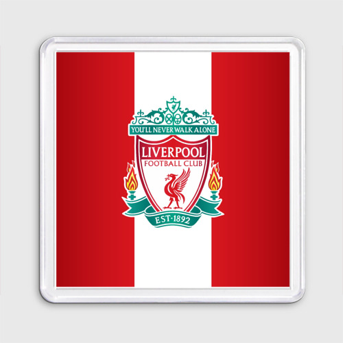 Магнит на холодильник Liverpool FC (55x55 мм)