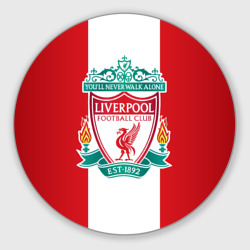 Круглый коврик для мышки Liverpool FC