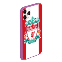 Чехол для iPhone 11 Pro Max матовый Liverpool FC - фото 2