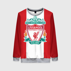 Женский свитшот 3D Liverpool FC