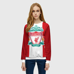 Женский свитшот 3D Liverpool FC - фото 2