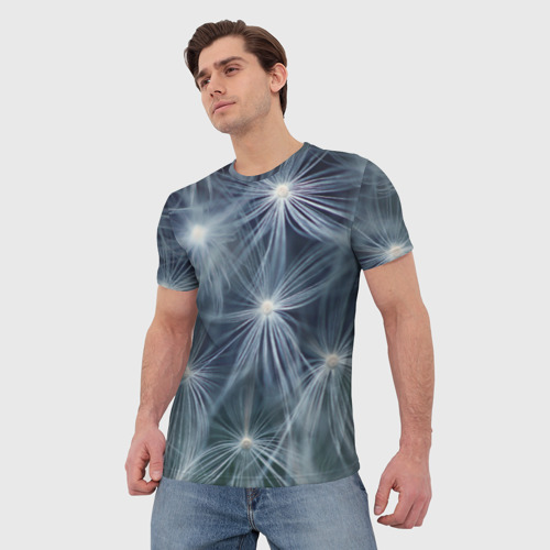 Мужская футболка 3D Одуванчик, цвет 3D печать - фото 3