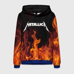 Мужская толстовка 3D Metallica fire